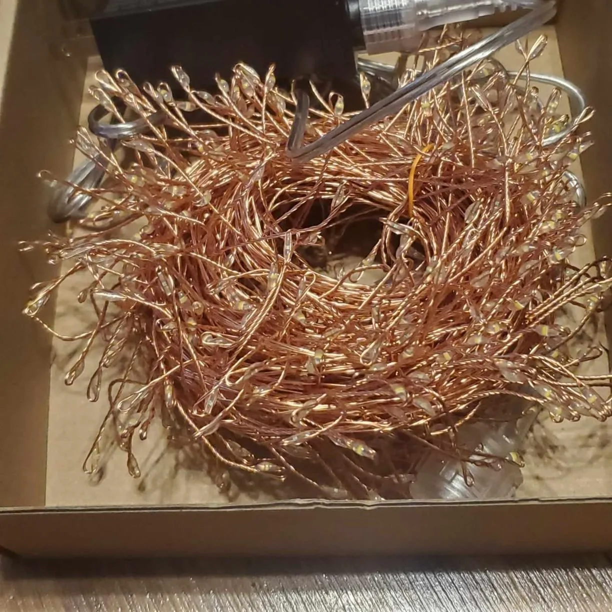 3M 100LED Festival Decoration Adapt Powered Firecracker String Christmas Light Led Copper Wire Firework Lights