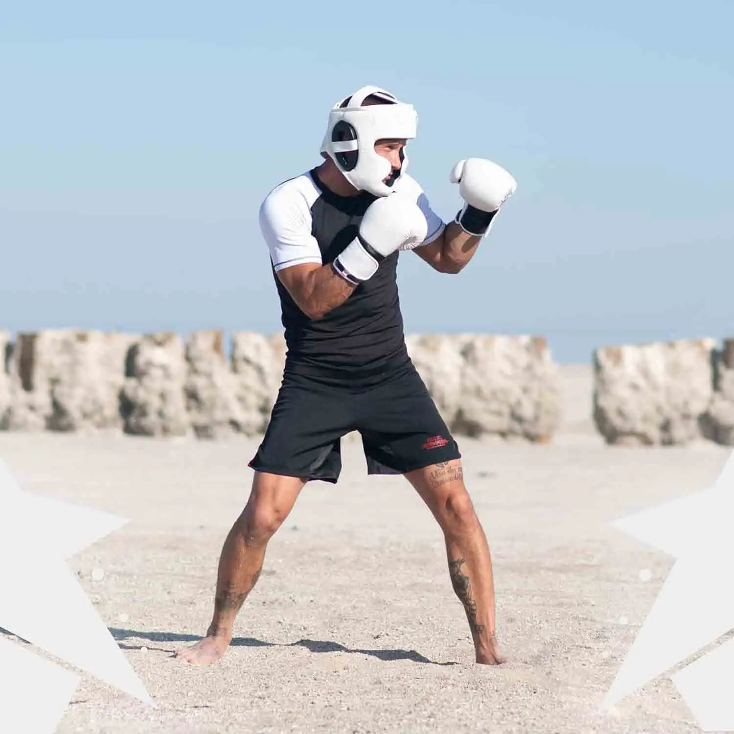 Protector Headgear Boxing MMA Fighting Head Guard Sparring Helmet