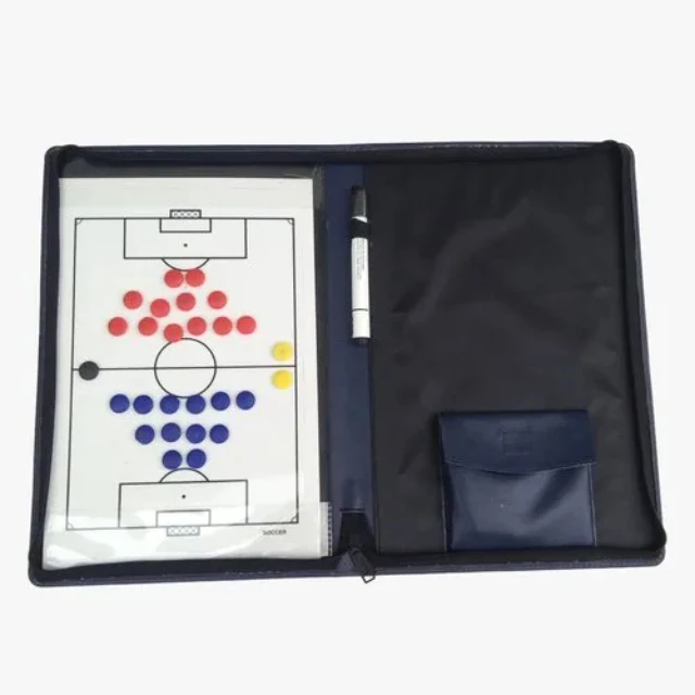 Professional Melamine Writing Surface White Magnetic Tactic Board With Folder For Football Made In India