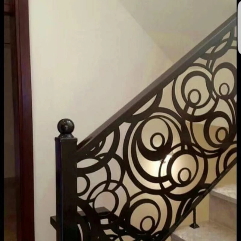 Customized Laser Cut House Balcony or Stair Building Decorative Railing Fence