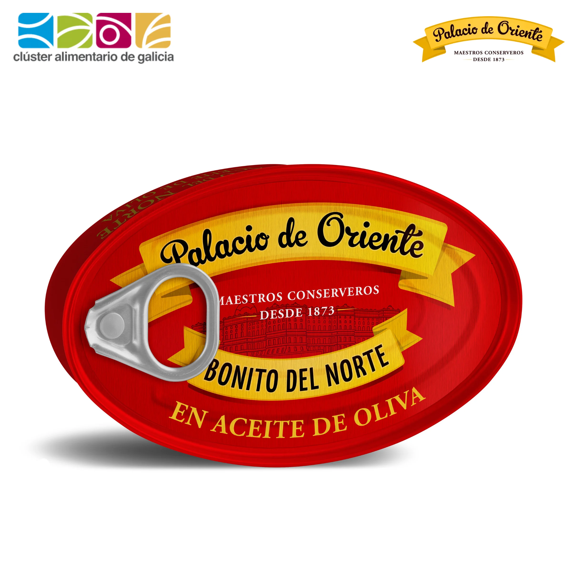 Canned Tuna, White Tuna in Olive Oil 115 gr | Wholesale | From Spain | Premium Quality | IFS Certified | Palacio de Oriente