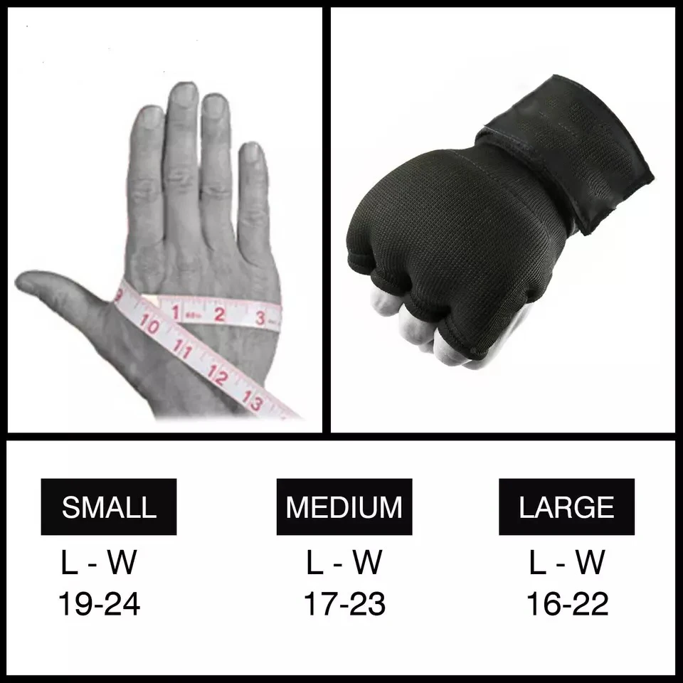 Protection Boxing Hand Wraps Inner Gloves Quick Dry Long Wrist Straps Elasticated Padded Fist Hand  Muay Thai MMA Martial Arts