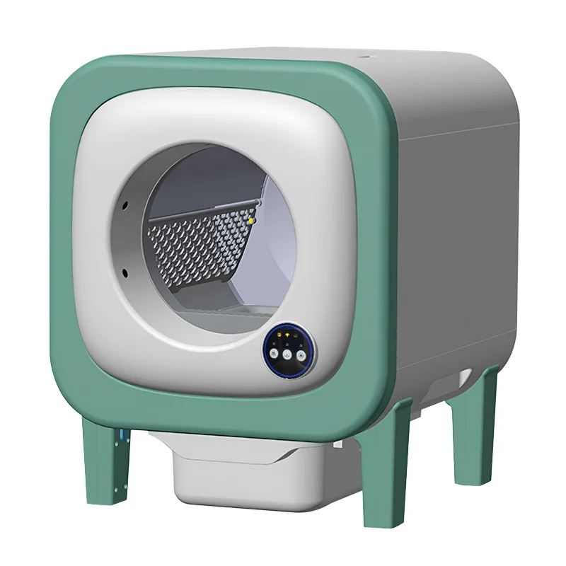 Smart Cat Litter Box with Video Monitoring and Mobile APP Integration 10L Toilet Storage Bin Automatic deodorizing cat toilet