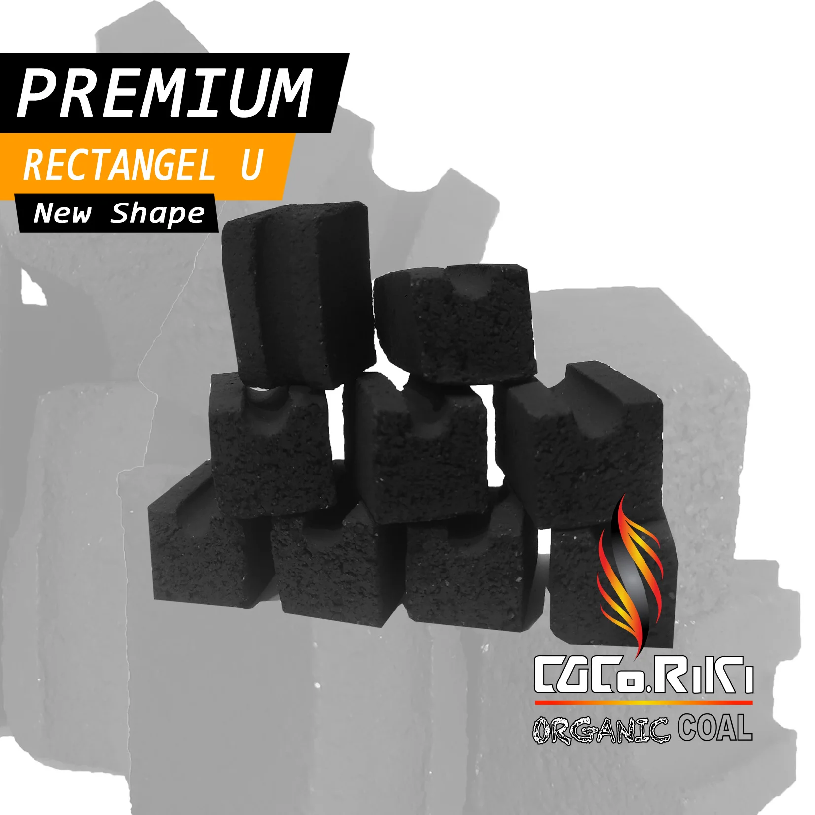 Best Product Rectangle Hookah Charcoal Briquettes Eco Friendly Coconut Shell Charcoal  100% Organic Coal Indonesia Briket