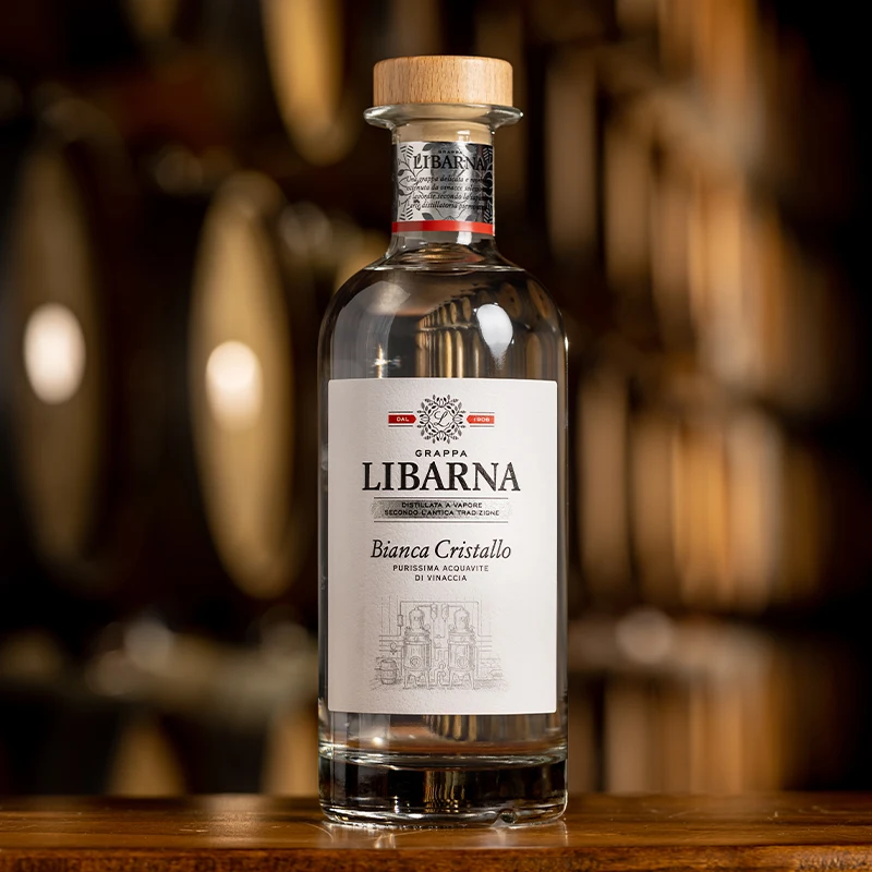 Premium line Top Quality Made in Italy Grappa Libarna Bianca 6 x bottle 0.70ml ready for export