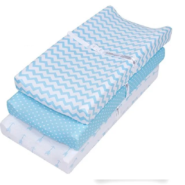 100% Cotton Crib Custom Organic Baby Super Soft Diaper Changing Pads Sheets Cover Set By Indian Manufacturer At Wholesale Prices