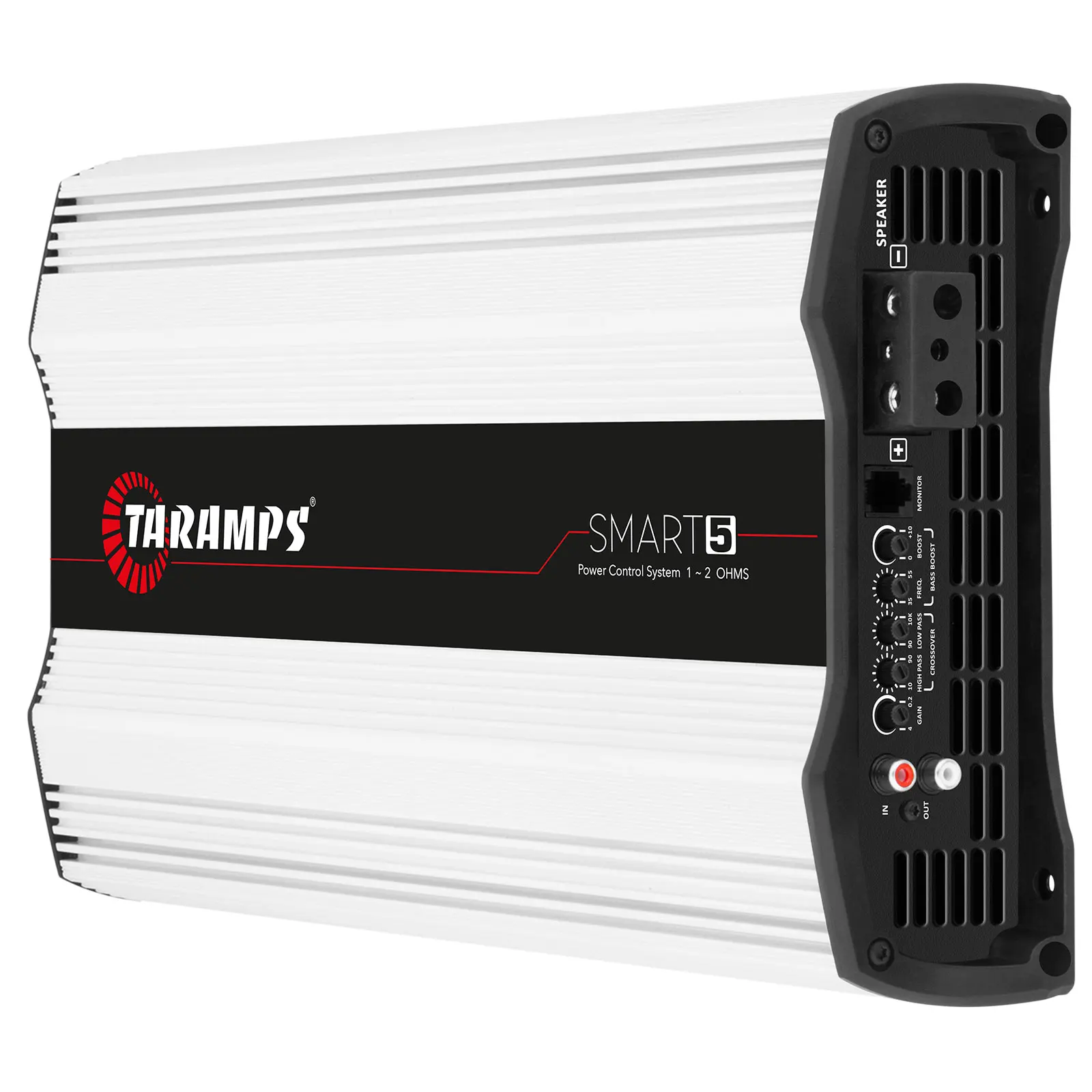 TARAMPS SMART5 5000 WATTS RMS 1 to 2 Ohms Car Audio Amplifier Multi-Impedance Monoblock 1 Channel Amp Great for Competition