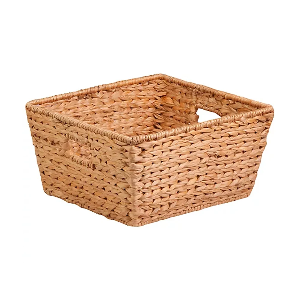 Jute Cotton Rope Storage Woven Basket Storage Cotton Linen Foldable Collapsible Baskets with Colorful Variations