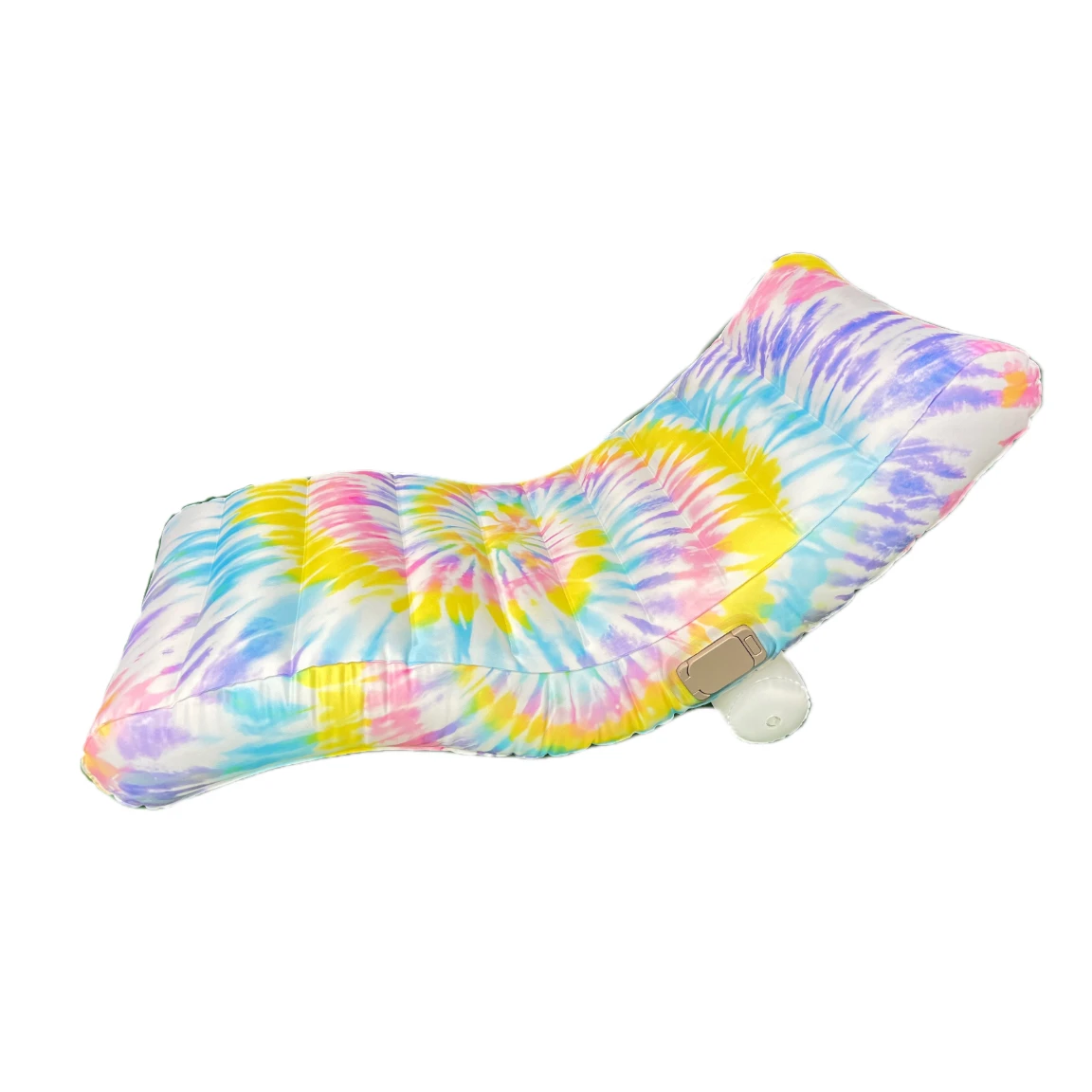 OEM  Factory Outdoor Folding Lounger Sofa Flocking Lazy Couch Pool Float Couch Outdoor Mattress Bed  Inflatable Lounge Chair