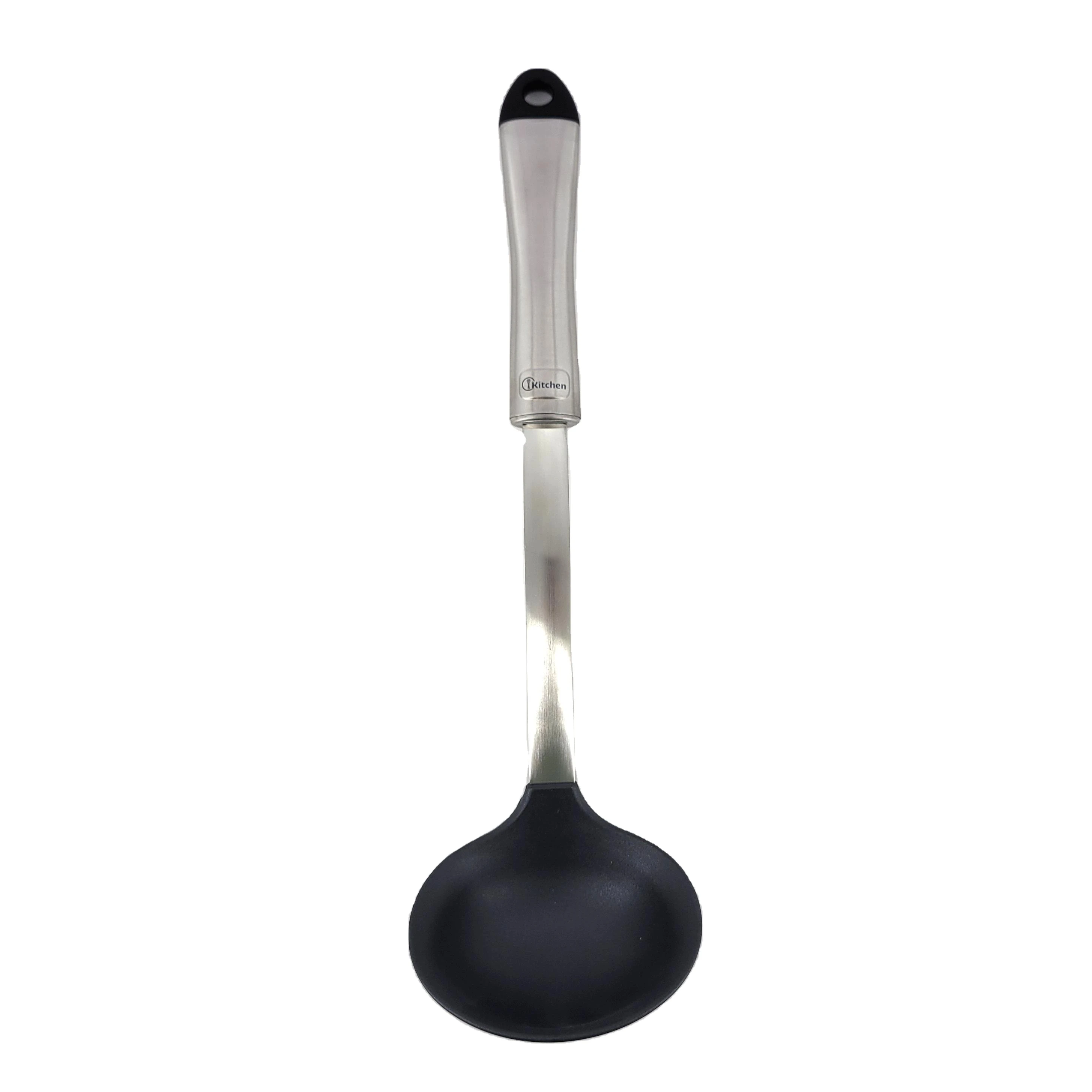 High Quality Home Kitchenware Kitchen Tools & Gadgets Stainless Steel Nylon Soup Ladle