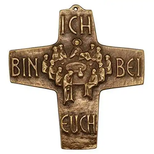Metal Cross Pendant Cristian German Vintage Christian cross variants Vintage medal Germany pectoral cross pendant Christian