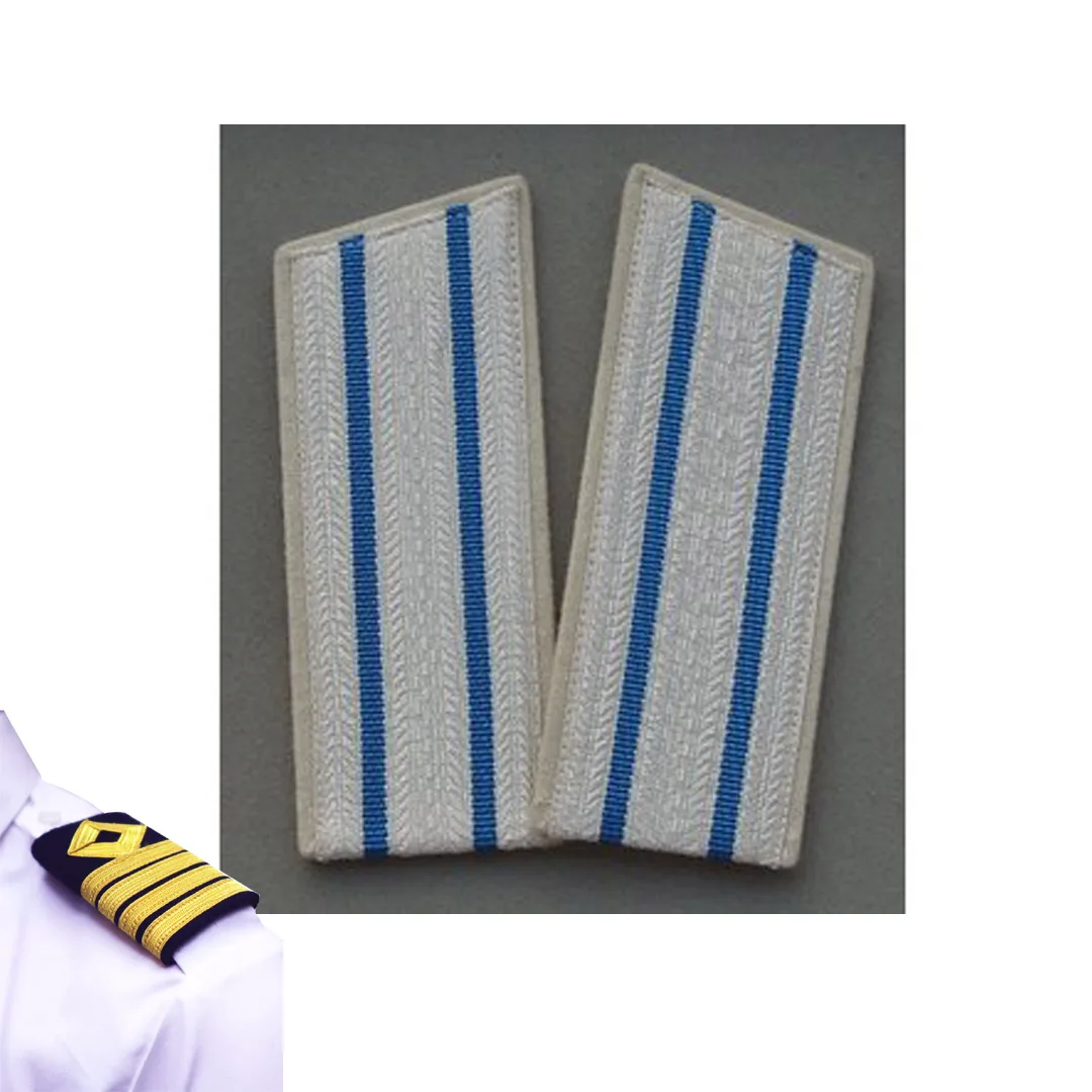 Officer Original Soviet Russia Naval Aviation Shoulder Boards for Metal Embroidered Shoulder Boards Officers shirt Epaulettes