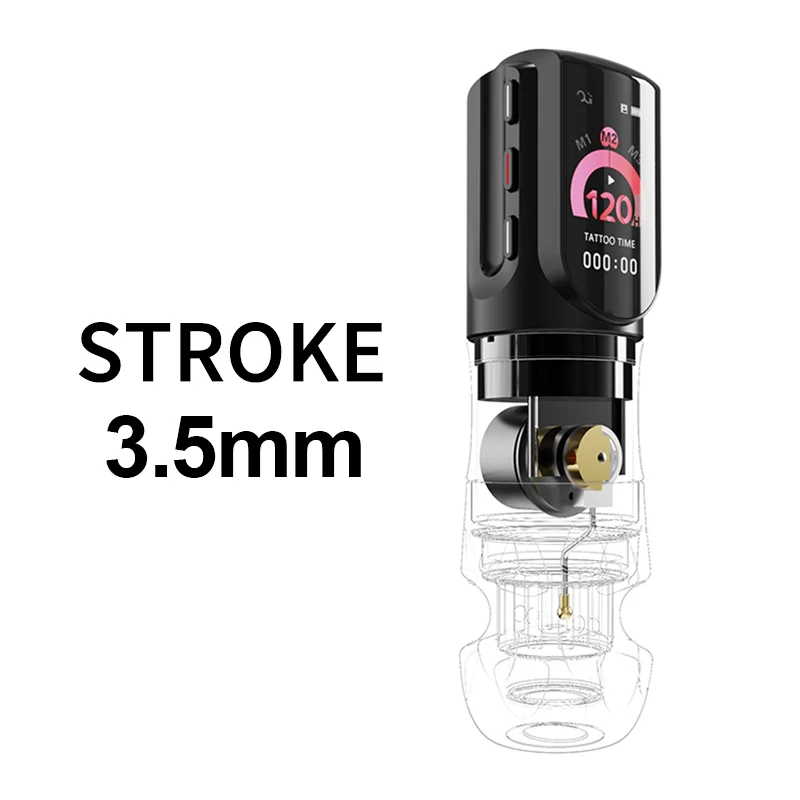 OG Produce Gun Kit Designer Bagswireless Guns Full Set With Hard Case 6 Rotary Type Wireless Pen Tattoo Machine