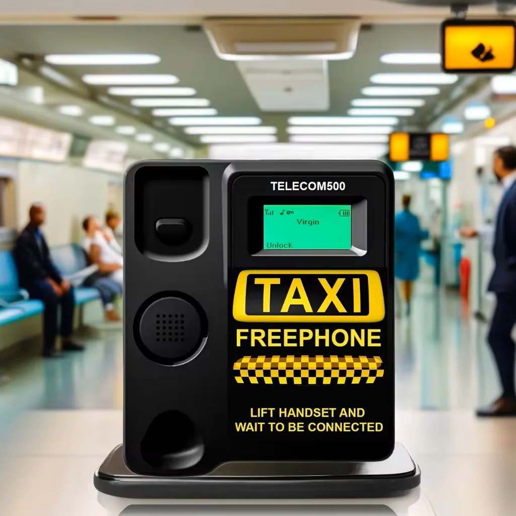 TELECOM500 FREEPHONE 4 GSM  TAXI  Fixed Wireless Phone, FWP  HotDial, Babycall AutoDial. For COMPANIES, HOTELS, MALLS, HOSPITALS