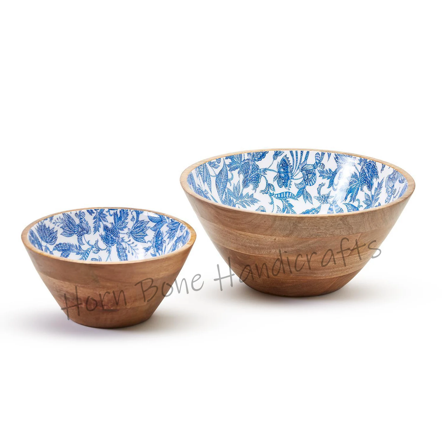 Trendy Mango Wooden Epoxy Resin Salad Bowl Handmade Wooden Carved Fruit Bowl Rustic Design Tableware Kitchen Serving Bowl