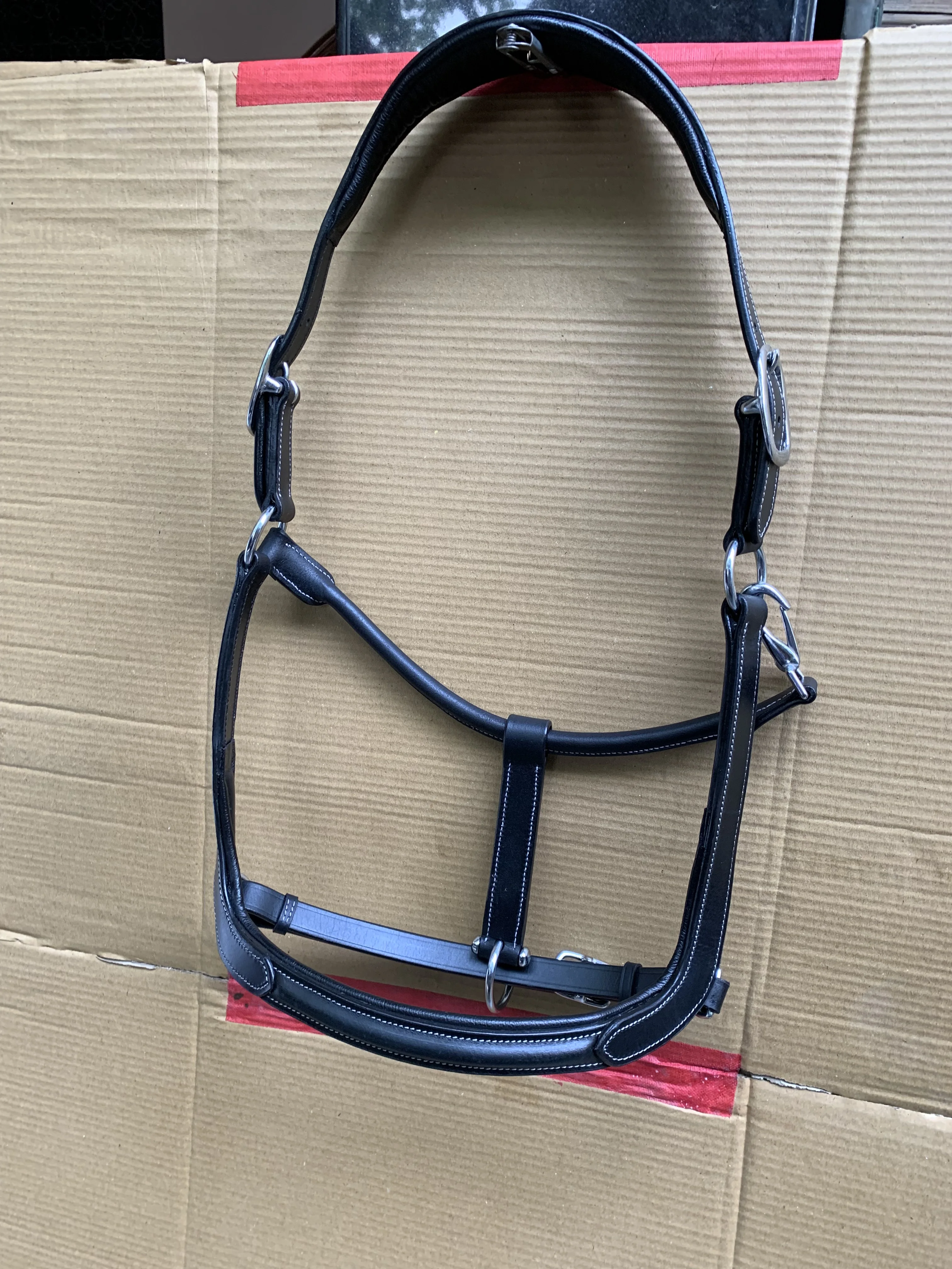 Best Quality Leather Horse Halter on High Quality Indian Leather With Brass Buckles Cow Soft Padding