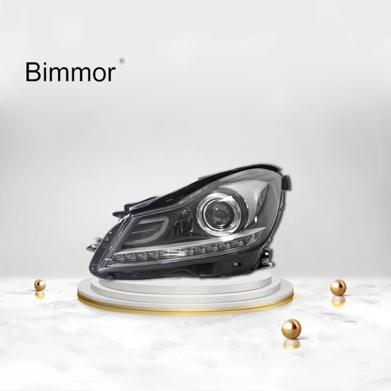 BIMMOR modified headlight For Mercedes Benz W204 headlights halogen upgraded to xenon 2011-2014 facelift Headlamp plug and play