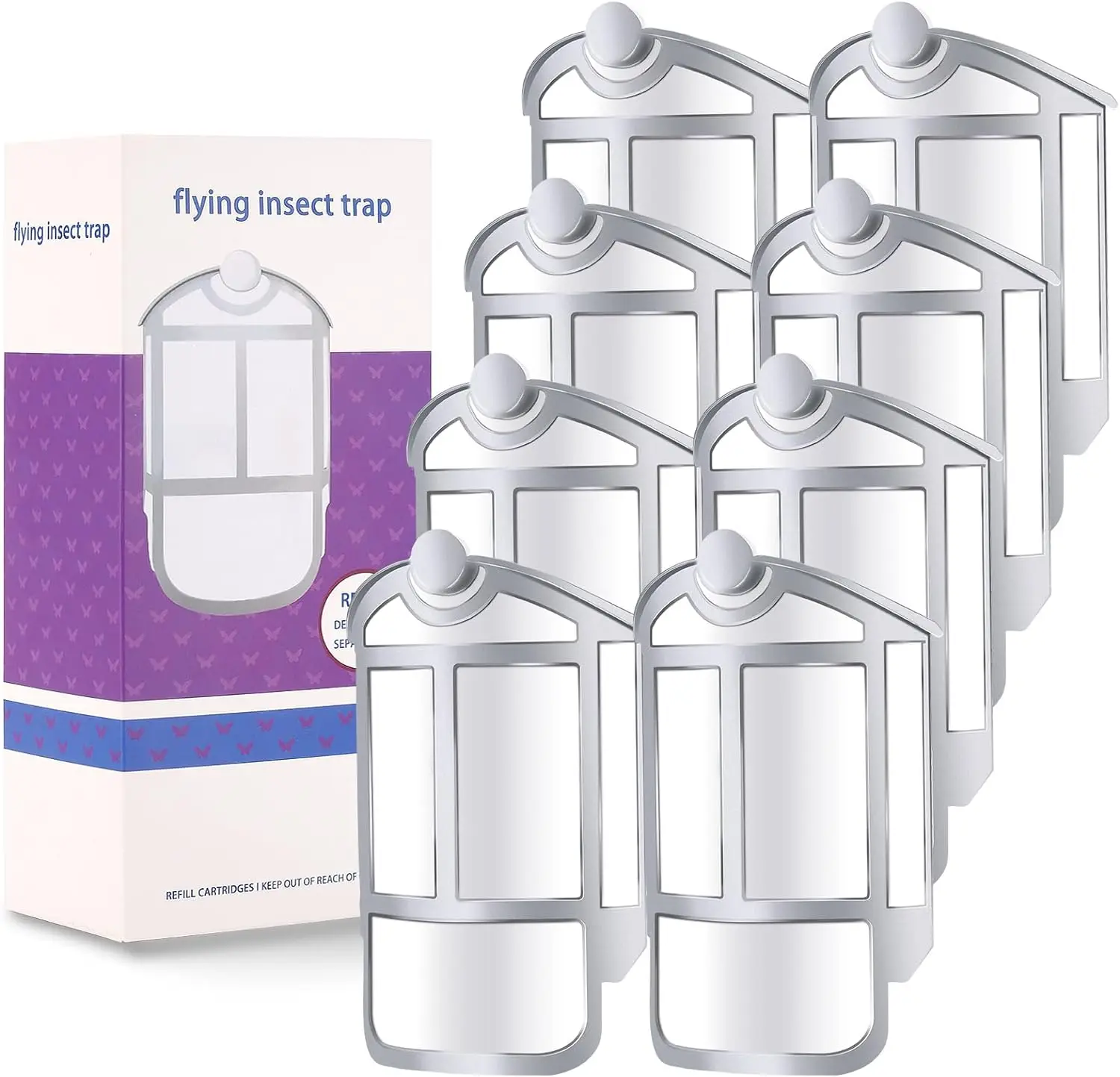 8 Pack Refill Cartridge Kit Compatible with Plug-in Light M364 and Max, Replacement 100% Fit (8 Refill Cartridges)