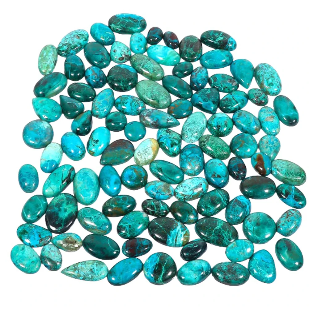 Natural Turquoise Loose Gemstone Manufacturer Smooth Pear Cabochon Natural Turquoise