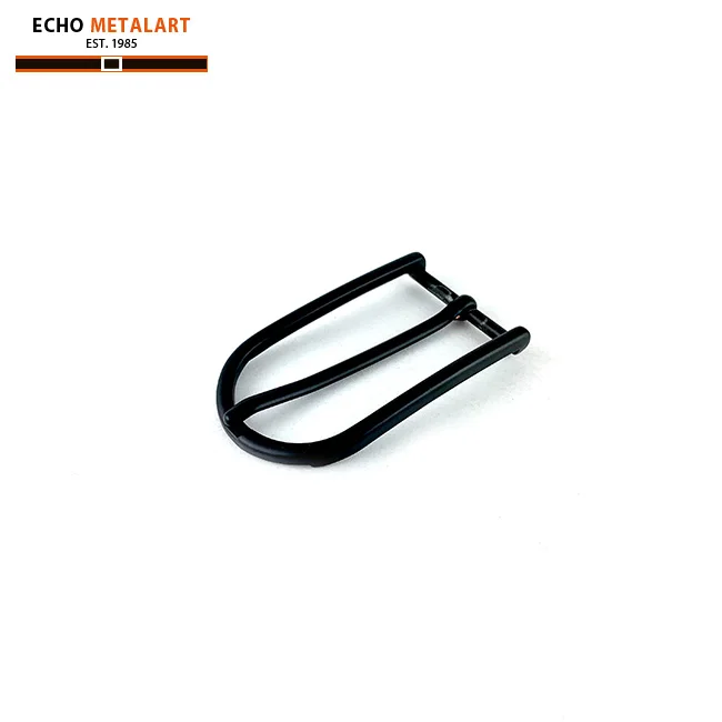 black belt buckle 40mm brass