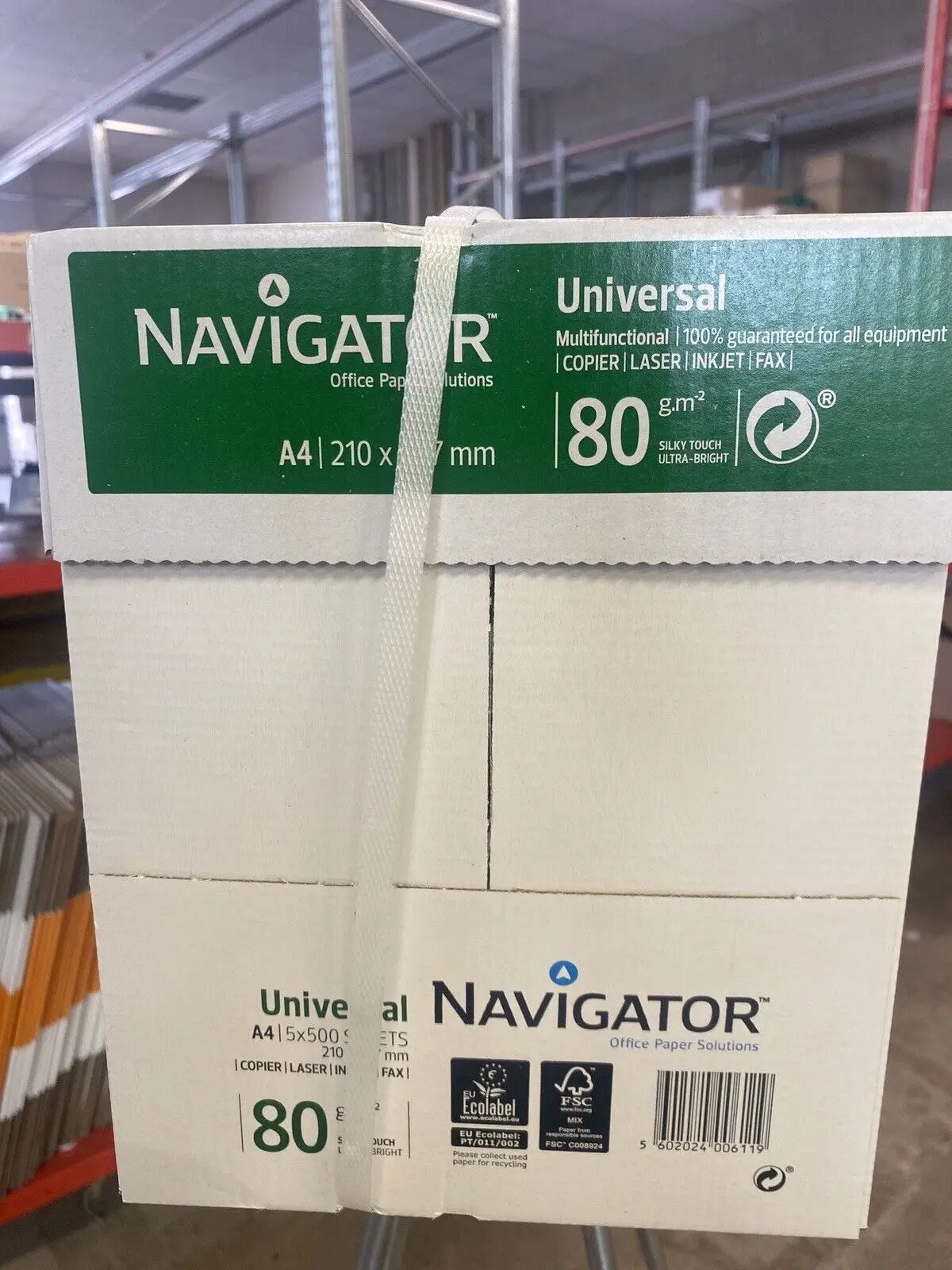 Best Navigator A4 Premium Bright White Printer Paper 80 Gsm Smooth with Silky Touch 500 Sheets-for Copiers