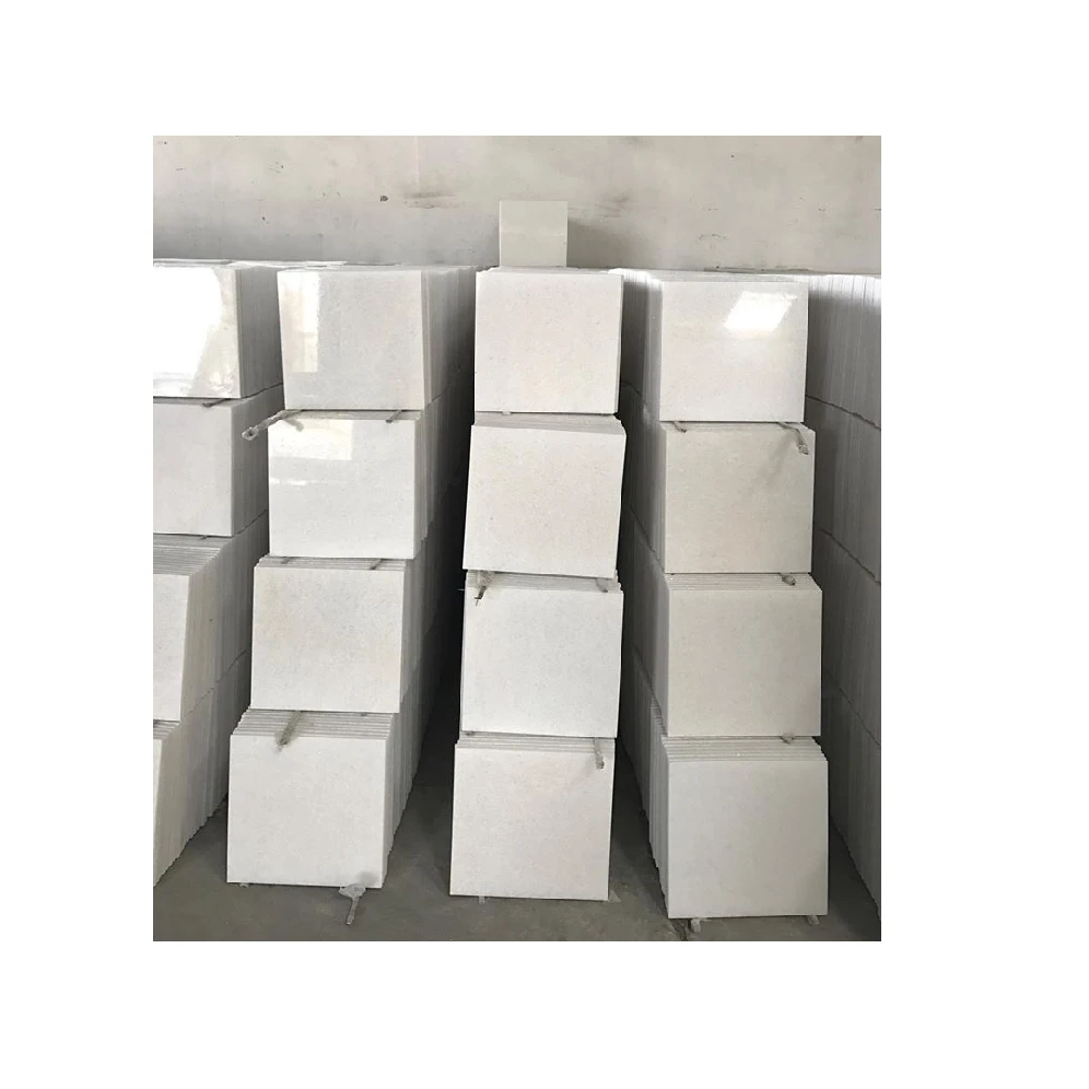 Marble Stone Milky White marble Slabs Honed Finished Used for wall cladding 30x60x2cm Wholesale