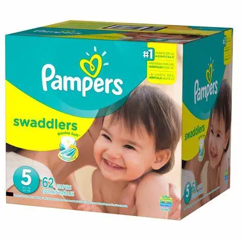 Pampers Size 3 Diapers (6-10kg) Baby-Dry, 198 Pieces, MAANDBOX, Up to 12 hours All around protection against leaks