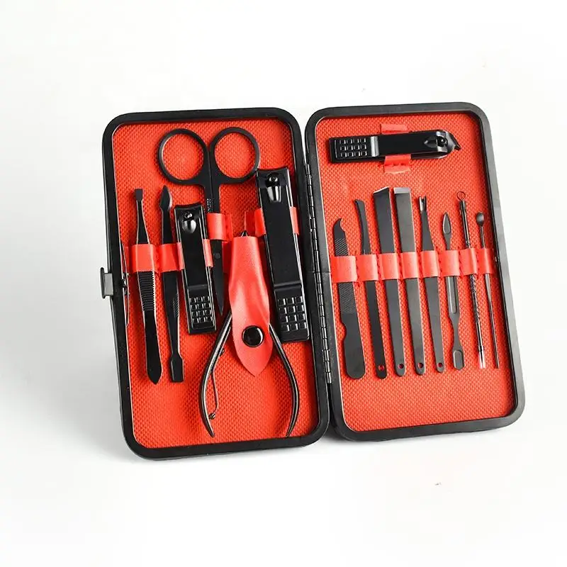 Professional Custom Beauty Tools Foot File Nail Clipper Pedicure Scissors Cutter Kit Mini Nail Care Products Salon Manicure Set