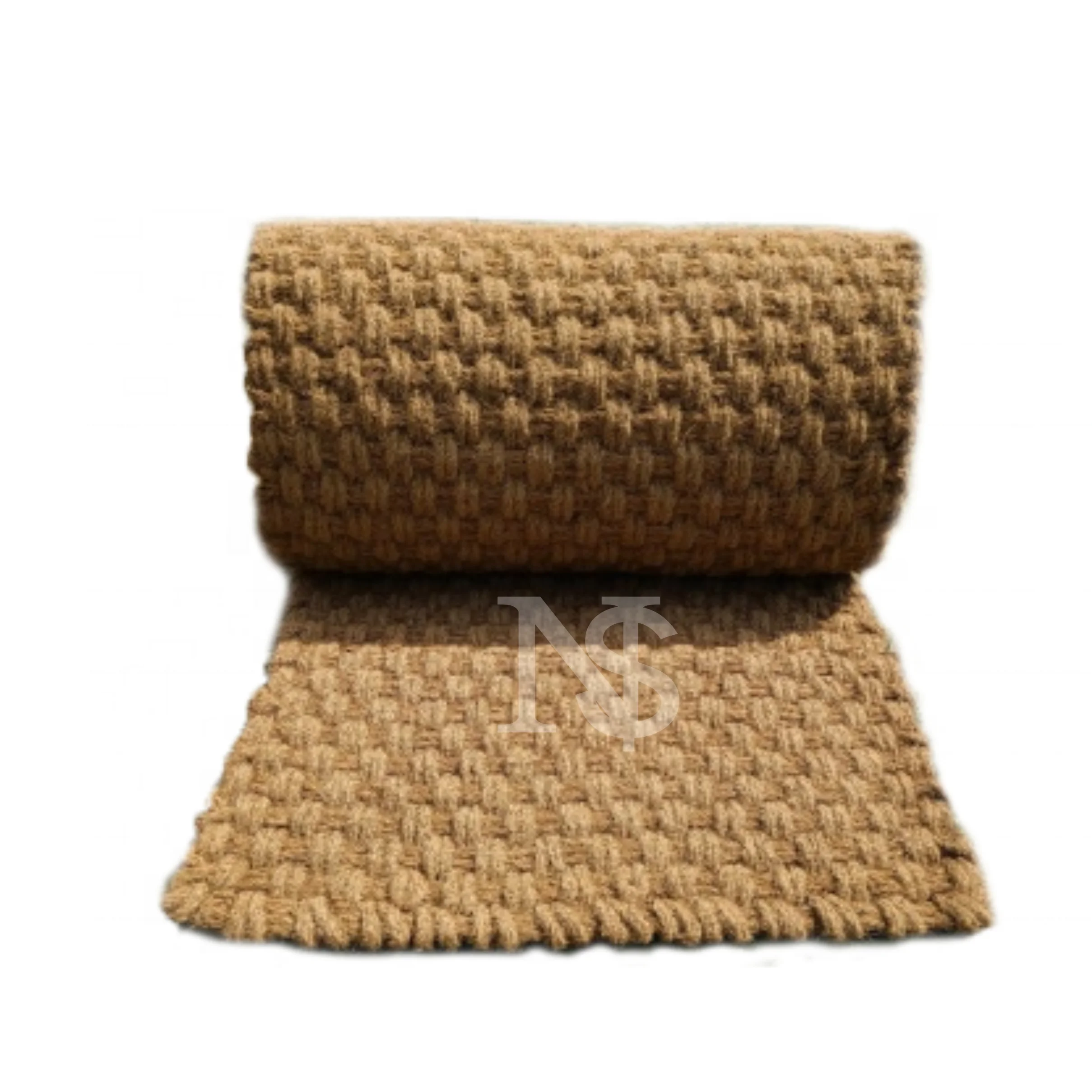 2024 High Quality Eco-Friendly Coir Mat Woven from Coir Fiber and Rope Custom Size Thickness Vietnam Origin Coco Light up