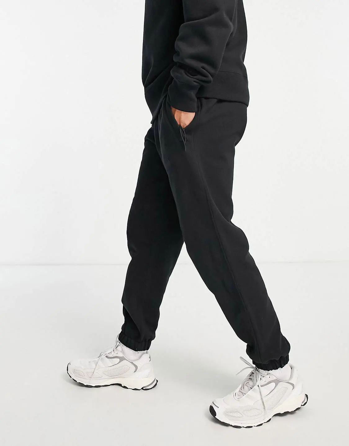 Oversized Plain Blank Tracksuits For Men Custom Logo Black Tracksuit jogger tracksuit set track suits for men