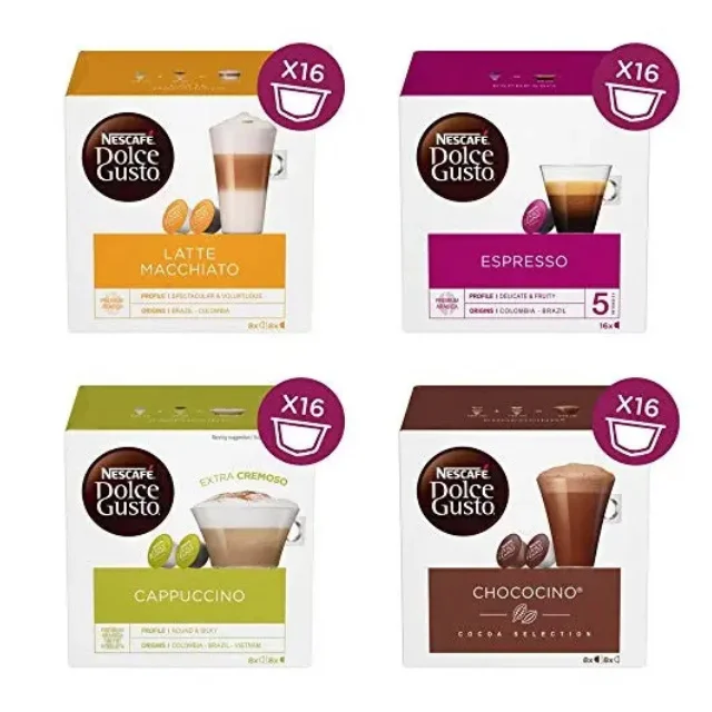 Nestle Nescafe Dolce Gusto оригинальные кофейные стручки для кофемашин