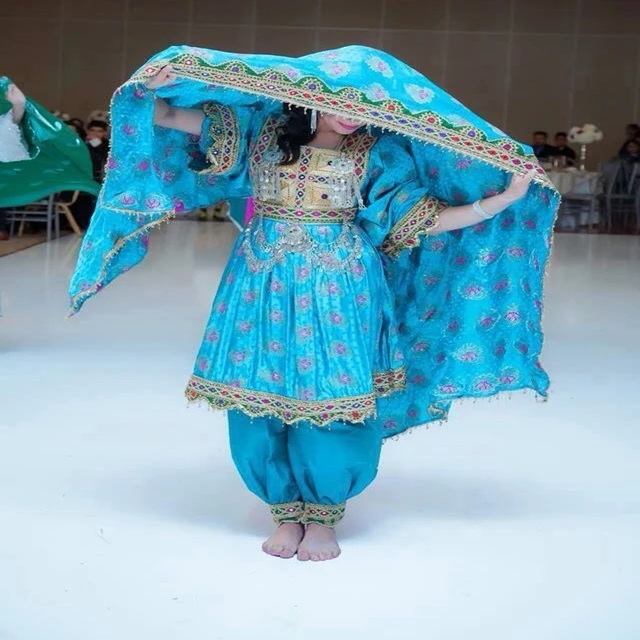 Unique Color Afghani Dress With Big Flair Arms Wholesale  Rate Made In Pakistan Ready To Wear