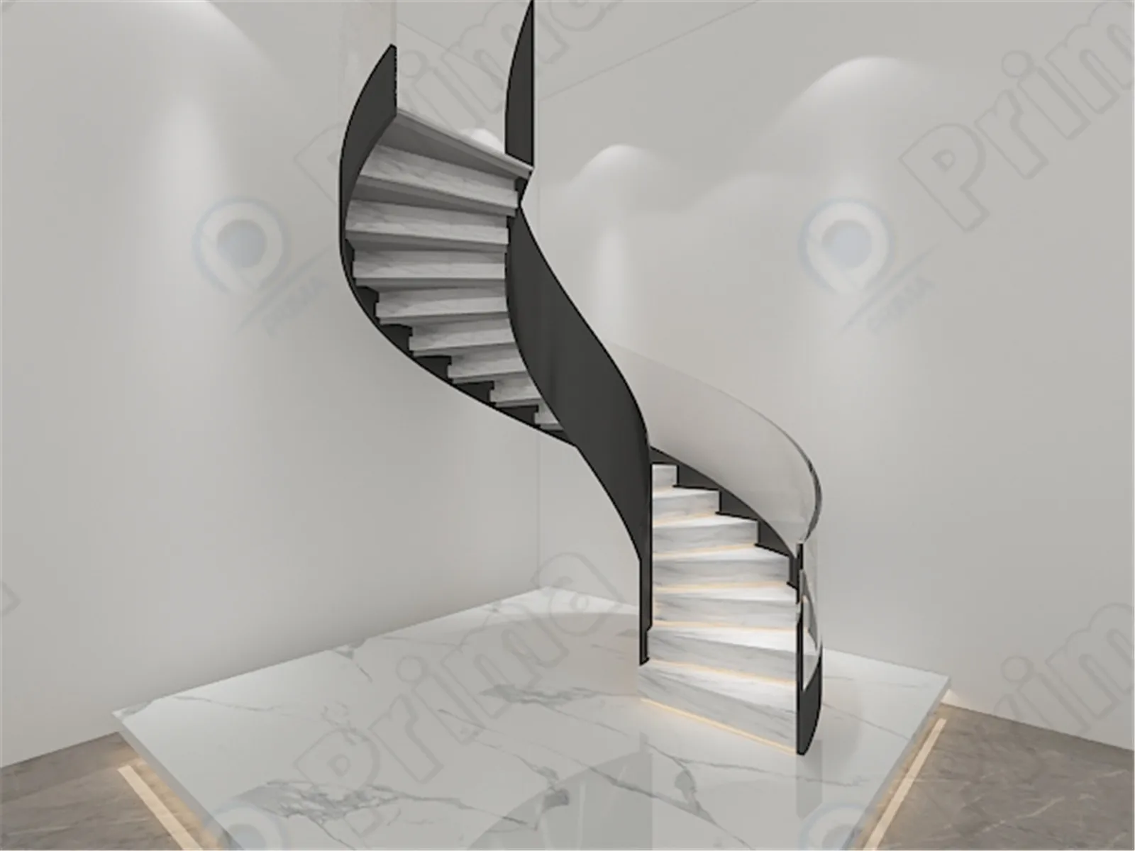Горячая Распродажа лестница 3d Коммерческая архитектура дизайн интерьера