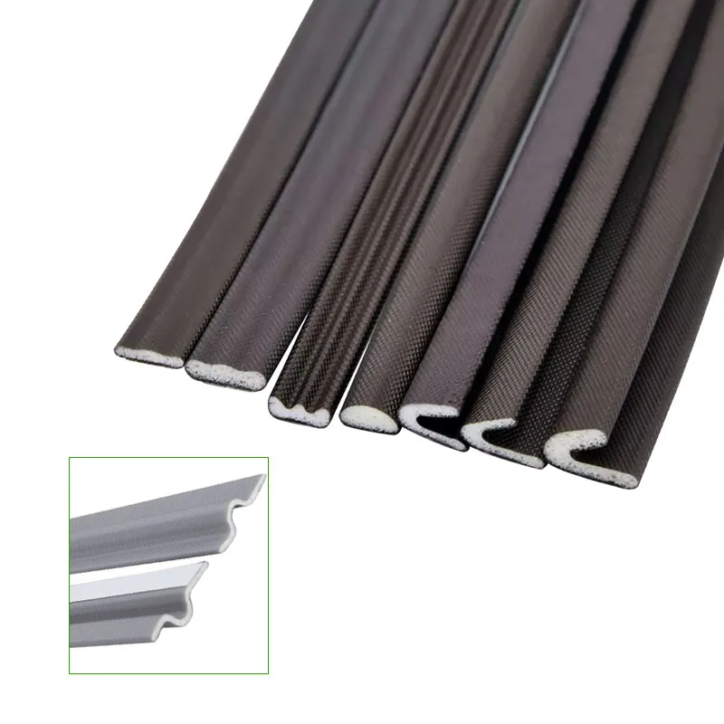 Good quality sealing strip custom size PU foam sealing strip self-adhesive wood door cabinet door seals