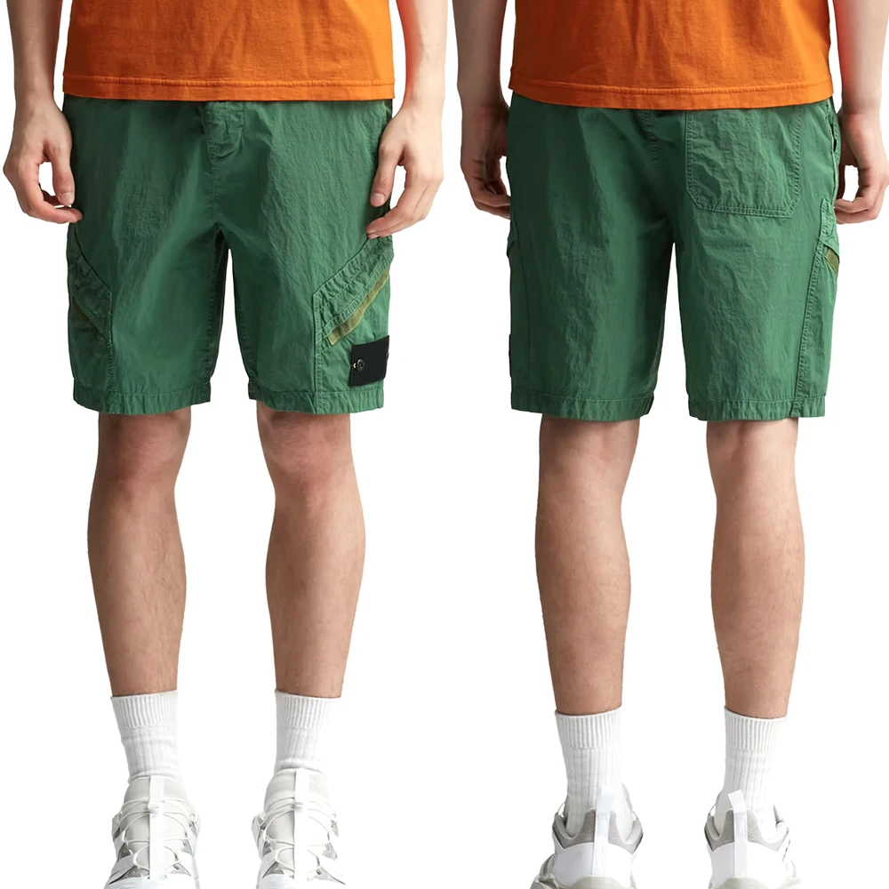 Green Color Good Selling Flexible Product Breathable Premium Quality Outer Wear Men Nylon Shorts BY VIKY INDUSTRIES