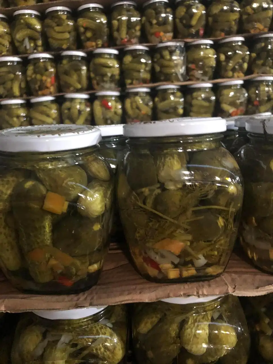 Preserved Canned Cucumber In Vinegar - Pickled Gherkins Baby Cucumbers In Brine