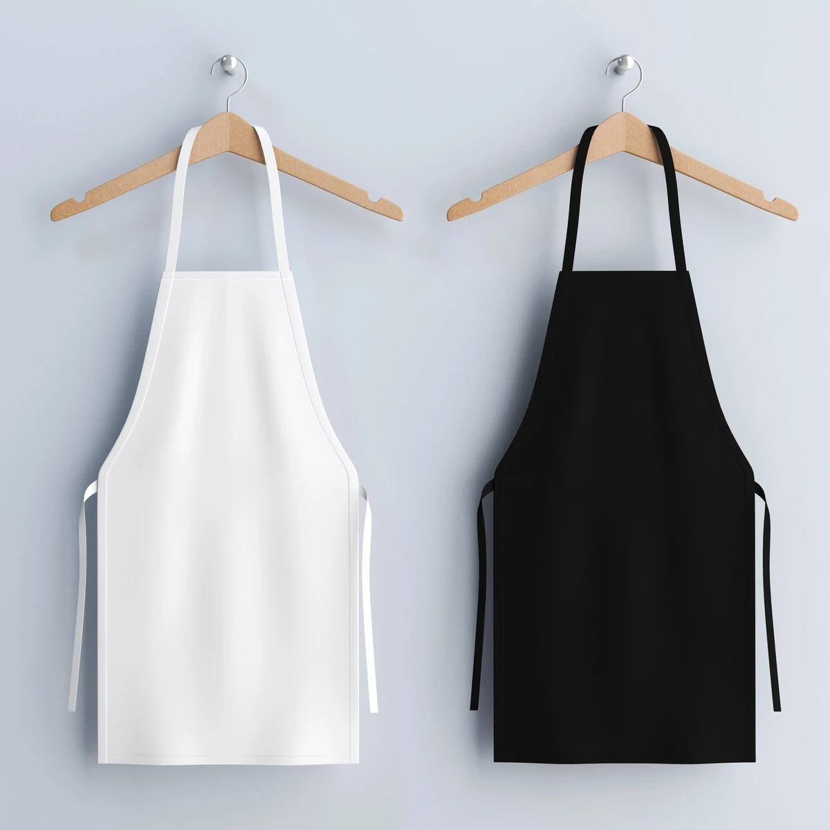 Cotton Polyester Kitchen Bib Apron Disposable Waist Apron Kit Embroidery Logo Food Use Supplied Denim Apron Picture India