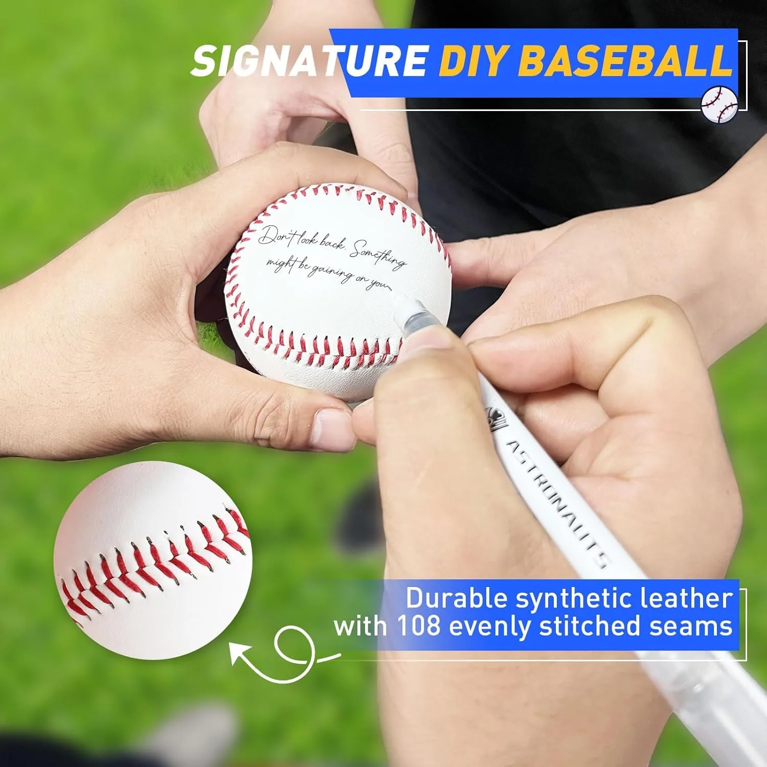 High Quality 9 Inch College Leather Baseball Official Practice Ball Professional Games Factory Standard Size Printed Technique