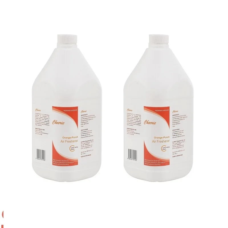 OEM Service Long Lasting Fragrances air deodorant Orange Punch Liquid Air Freshener For Hotel Rooms Offices Buses