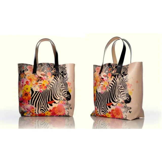 Оптовая продажа простая кожаная сумка для покупок индивидуальная печать большая Экологически чистая из мешковины пляжная с логотипом