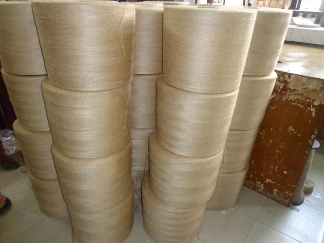 8lbs 1 ply CRT quality jute yarn 100% jute export trade associate made in Bangladesh eta