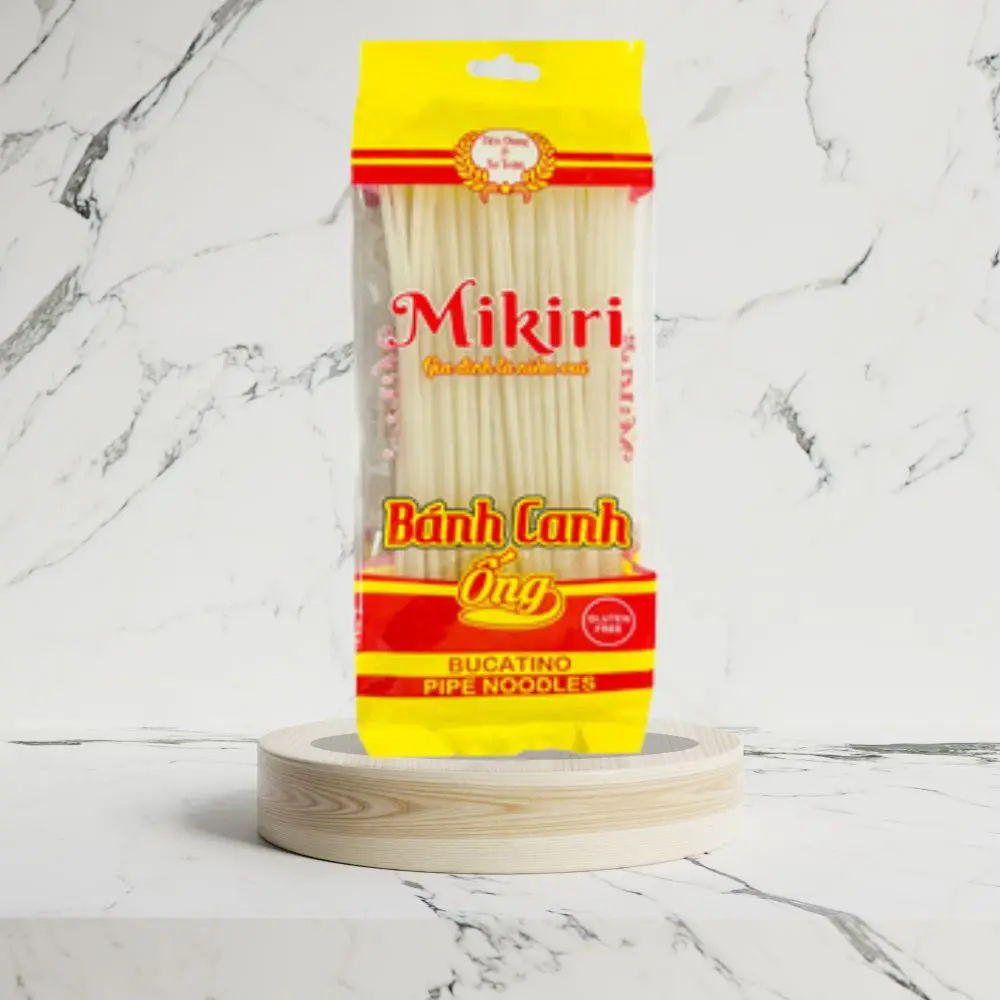 Buacatino Pipe Noodles Low-Fat High Quality Top Noodles in Viet Nam Rice Flour 80% Wheat Flour Water Easy Cooking Date One Years