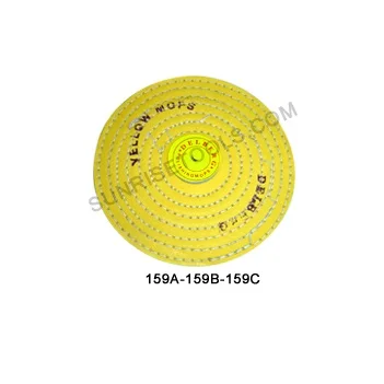 KNIFE EDGE YELLOW MUSLIN BUFFS  Used Mainly For Gold Jewelry Tools Supplier