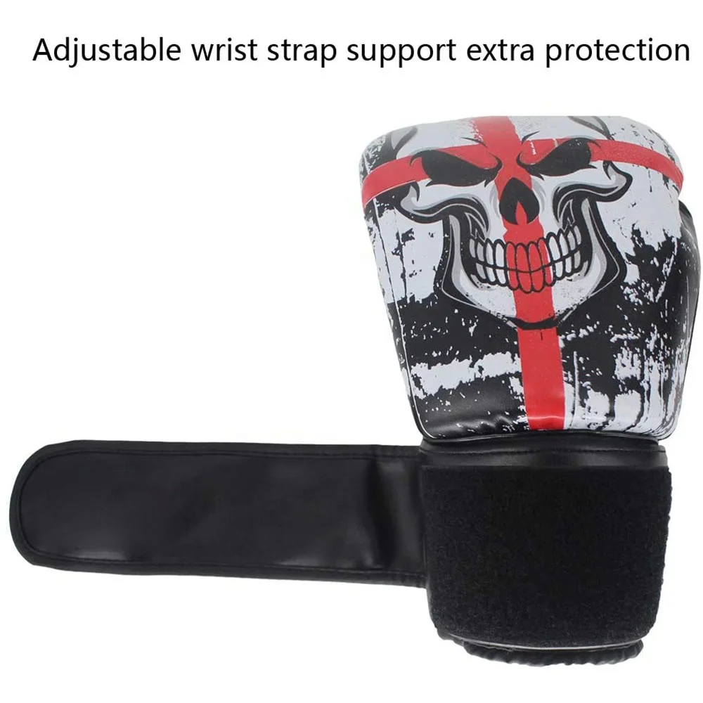 Kids Fitness Boxing Gloves for Kickboxing and Punching Bag Workouts Leather Sizes 8oz 12oz 16oz