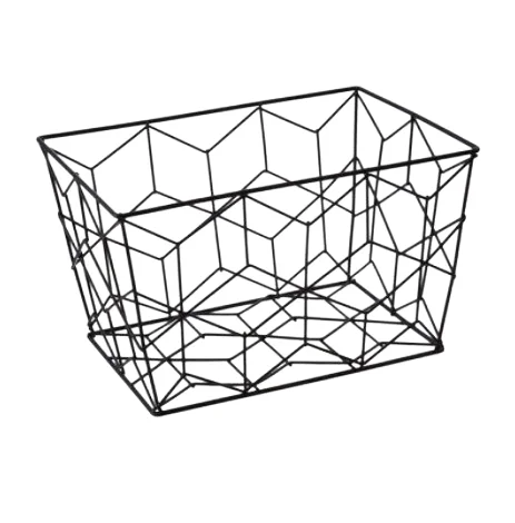 Customized Handmade Wire Metal Basket Storage Wire Mesh Basket Washroom Laundry Multipurpose Usage