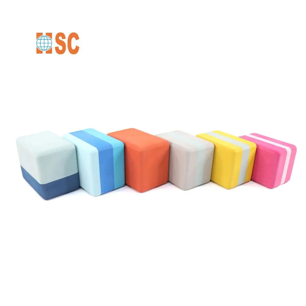 High Density EVA Foam Yoga Pilates Block Brick Fashion Camouflage Color OEM Custom Logo Color Size Density
