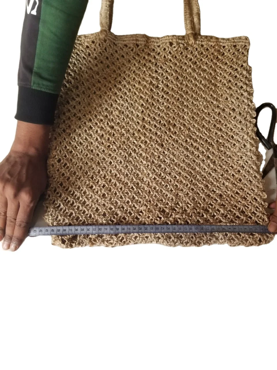 HANDMADE ECO-FRIENDLY BOHEMIAN JUTE MACRAME BAGS FOR WOMEN BEACH BAG fashion