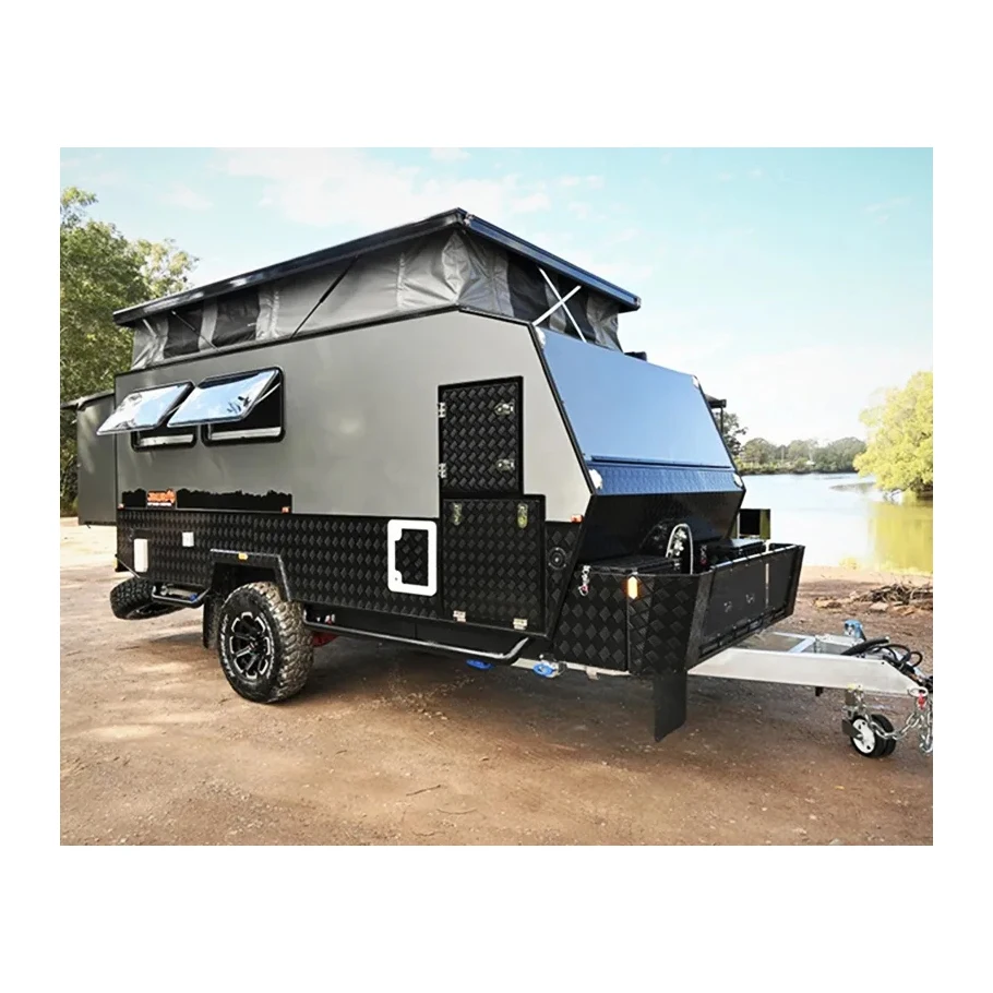 OEM Service Camper Trailer Travel Trailer with Coupler and DOT Tyres airstream camping trailer