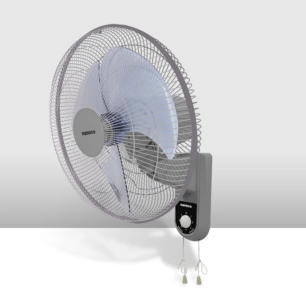 Nanoco NWF1611 Home Wall Ventilation Fan New Design Electric 40cm Blade Diameter Wall Mounted Ready for Export