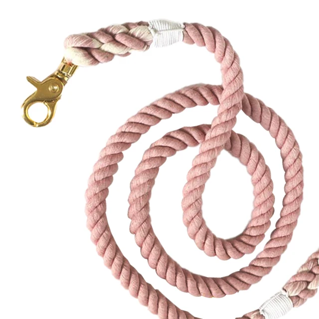 dog leash red cotton pet leashes set with brass hook handle wholesaler manufacturing pets accessories and suppliers